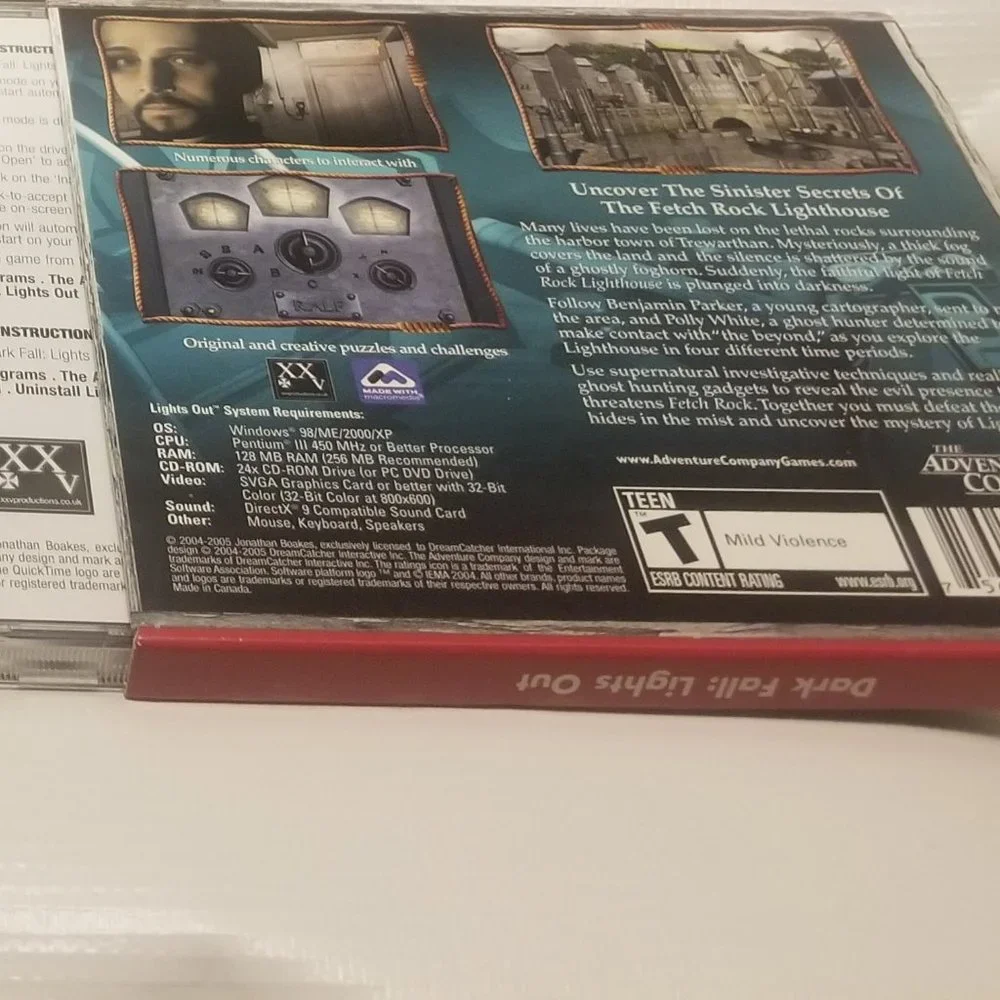 Luxor and Lights Out- 2 exciting vtg PC games!